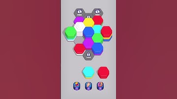 Hexa Sort Gameplay #hexasort #shorts