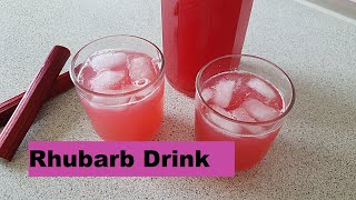 The Best Rhubarb Drink