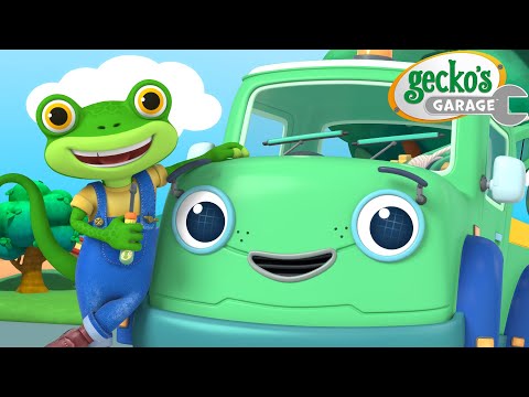 Cartoon Marathon! 4 Hours of Gecko's Garage | Trucks for Kids | Kids Cartoons