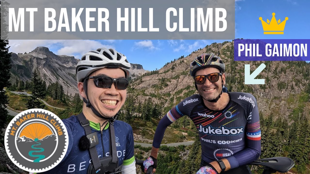 Mt Baker Hill Climb 2023 - Dropped by Phil Gaimon [Bike Ride Vlog 