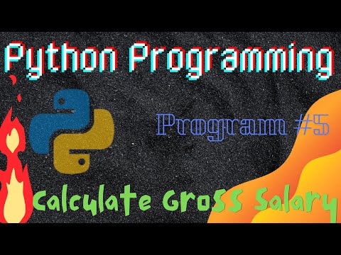 Calculate Gross Salary || Python_Program ||