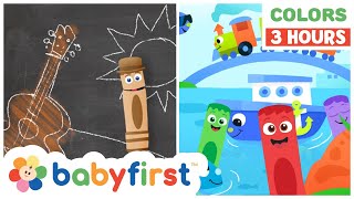 Toddler Learning Video Color Crew - Learn All Colors Songs, Magic & More 3 Hours Babyfirsttv
