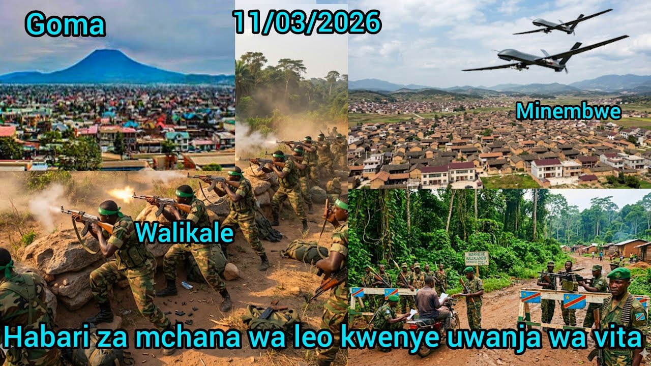 11/03 HABARI ZA KWELI MCHANA WA LEO KUTOKA GOMA/MINEMBWE/WALIKALE FAHAMU MENGI KUTOKA HAPO 