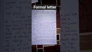 write a letter to your friend | informal letter | snehashaw