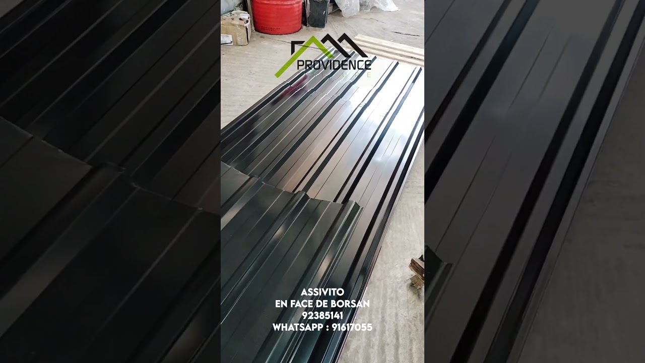 Tôle Alu Zinc Noir 🤌🏾 