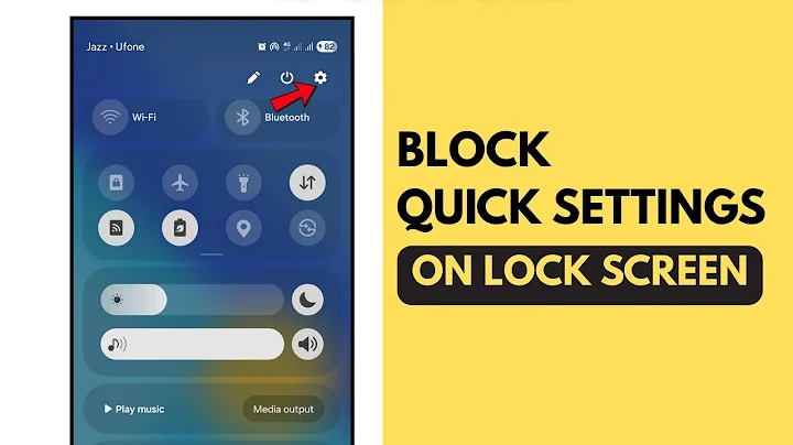 How to Block Quick Panel Settings on Samsung Lock Screen