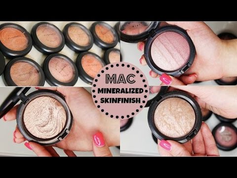 Video: MAC Semi Precious Mineralize Skinfinish Fotografije, Swatchi