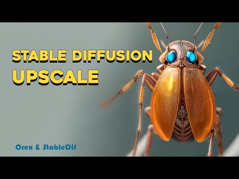 Техника Upscale в Stable Diffusion. Масштабирование. Увеличение изображения