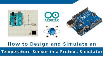 How to Design and Simulate an Temperature Sensor in a Proteus Simulator #arduino#embeddedsystems