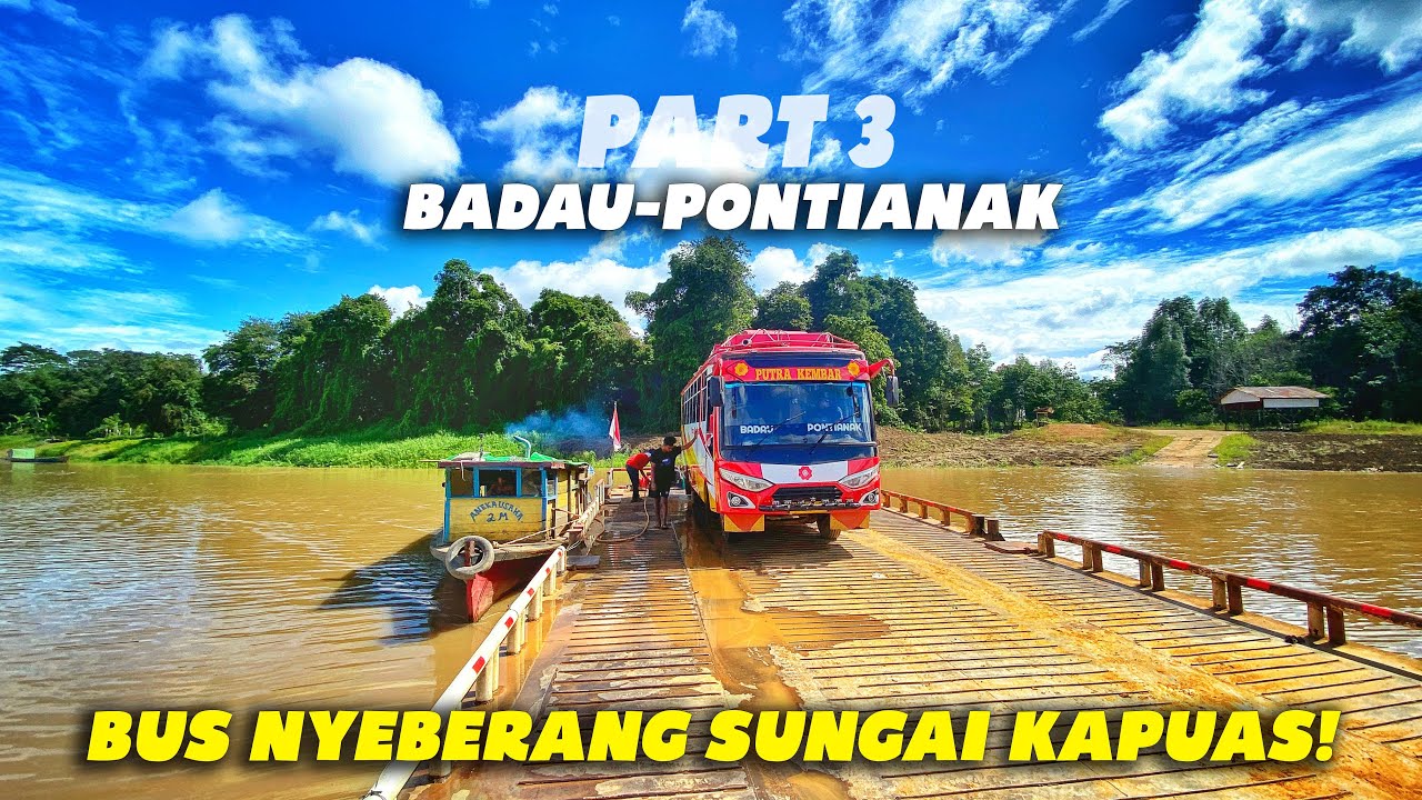 BORNEO Eps.17 | Bus Naik Tongkang! Melihat Kehidupan Masyarakat di Sungai Terpanjang di Indonesia