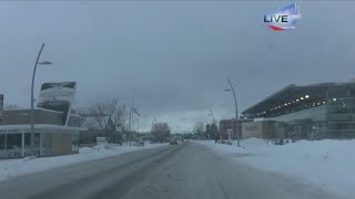 Downtown Bettendorf and I-80 bridge