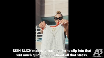 A3 Performance PHENOM + SBR SKIN SLICK - the easiest swimming tech suit you