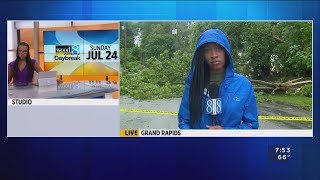 Storm damage across West Michigan