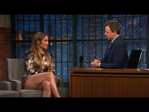 Jennifer Lopez hot legs - The Late Late Show with Stephen Colbert - 03/02/17