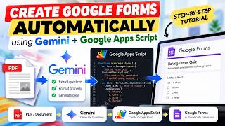 How to generate google forms automatically using google gemini and appscript (Filipino)