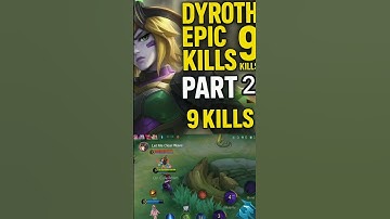 😱 Dyrroth Epic 9 Kills 😏Part 2/14 #mlbb #shorts