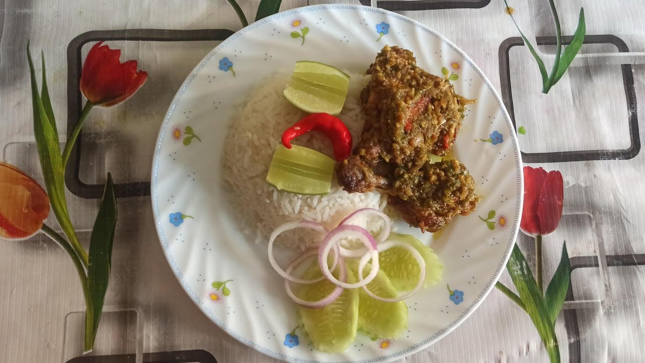 Green chilli chicken recipe // KHUSIR RANNAGHOR YouTube