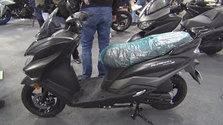 Suzuki Burgman 125 Scooter Motorcycle (2024) Exterior and Interior