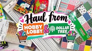 Haul from Hobby Lobby & Dollar Tree @hobbylobby @dollartree 