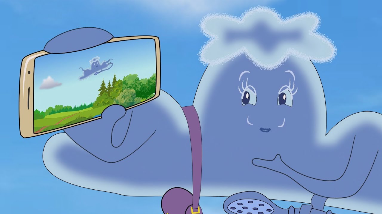 Мультик про Тучку и белое небо - YouTube