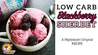 Join us as we create a delicious low carb, sugar-free, frozen dessert!
our blackberry sherbet recipe is made with zero calorie zevia
sparkling water, and it’...