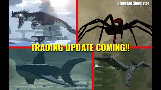 Dinosaur Simulator | The Rarest Skins In DS??  TRADING UPDATE!