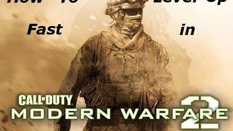 How to Level Up Fast in MW2 ( Split Screen )