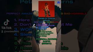 Voni Rates Petals To Thorns By D4vd petalstothorns d4vd rap albumreview  review