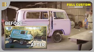 Turning a VW Bus into a Lunar Landscape Vehicle  Full Custom Garage  S02 EP4  Automotive Reality