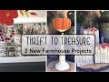 3 *NEW* FARMHOUSE TRASH TO TREASURE PROJECTS | TRASH TO TREASURE DIY | THRIFT FLIP TRASH TO TREASURE