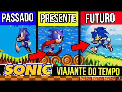 Sonic Viajante do Tempo | Sonic Back 2 The Future #shorts