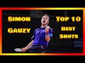 Top 10 Best Shots Of Simon Gauzy [HD]