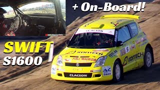 Suzuki Swift S1600 Rally Actions  Onboard  Motor Show Bologna 2017
