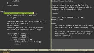 Minimum Window Substring