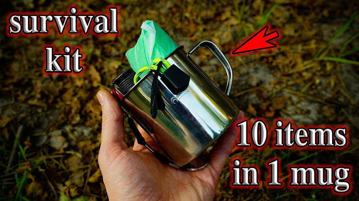 10 Essentials in 1 Mug Survival Kit