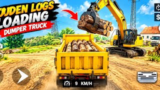Dumper Truck level - 2 | transportation of wood in truck | Dumper truck simulator game 3D  screenshot 4