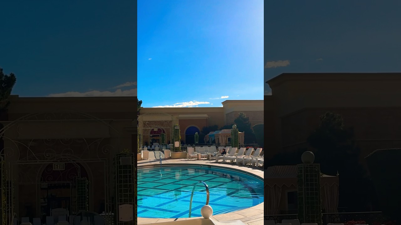 Wynn towers Private Pool at Wynn Las Vegas 