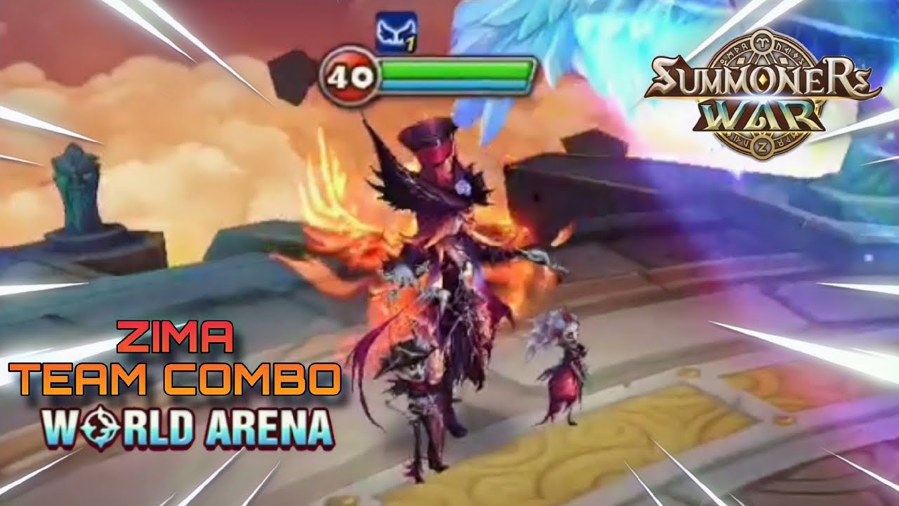 Zima Team Combo in World Arena Ep. 4 - Summoners War
