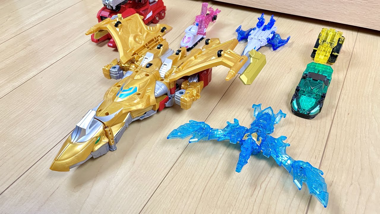 PowerRangers Kiramager #4】🦅✈️💎頭の展開ギミックが楽しい