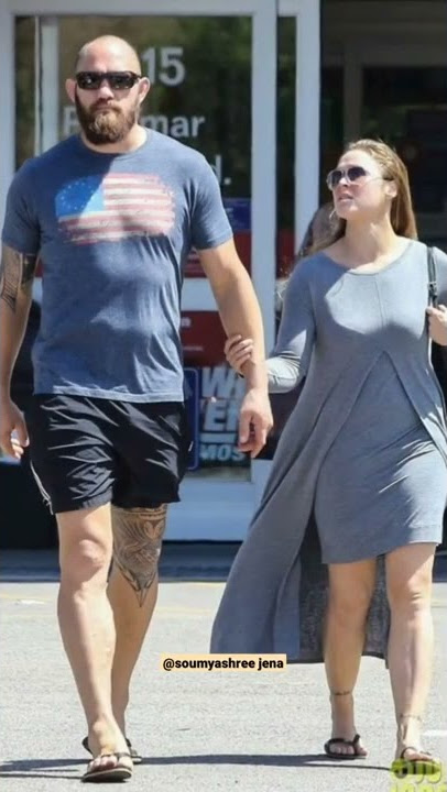 Ronda Rousey with her husband 👩‍❤️‍👨 / beautiful Ronda Rousey / Ronda Rousey whatsapp status