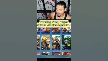 Ranking Every Argus Skin In Mobile Legends🫣#mobilelegends #argus #skincare