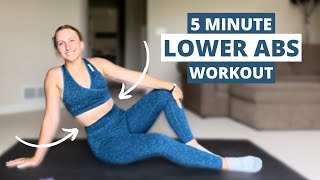 Burn LOWER BELLY Fat Fast! | 5 Minute Abs Workout