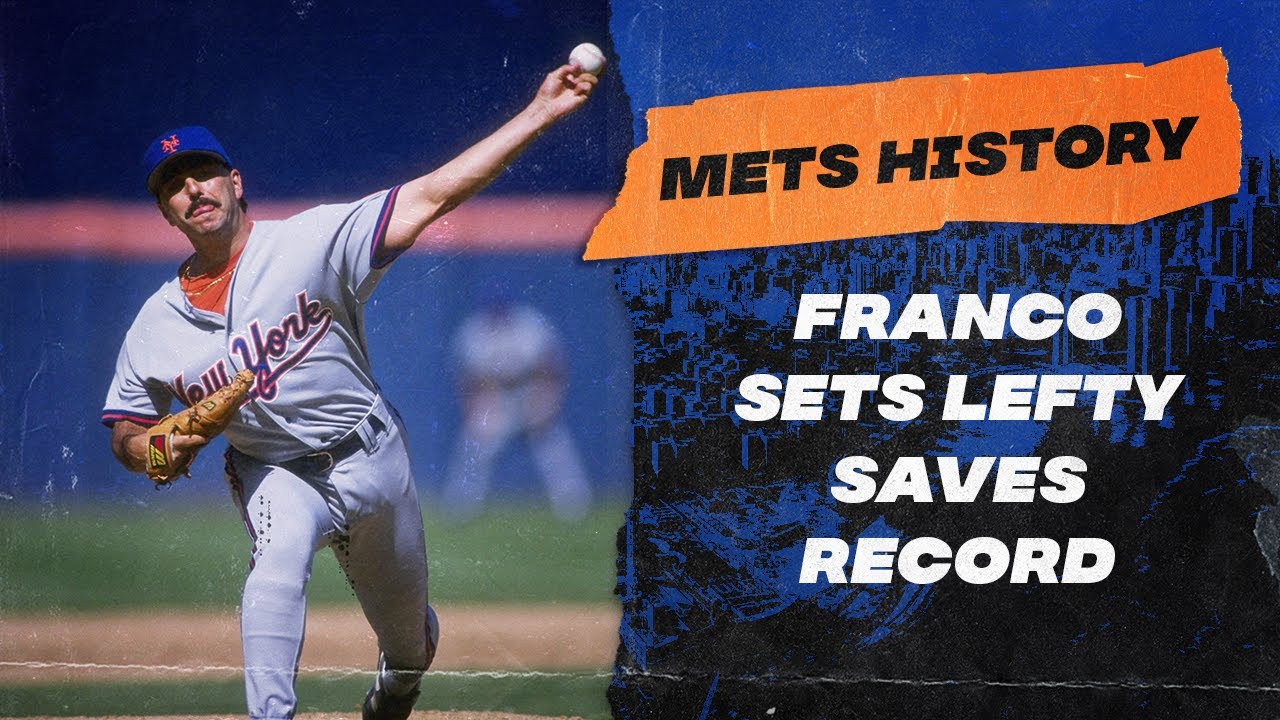 Franco Sets Lefty Saves Record