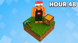 I Survived 50 Hours on ONE Block