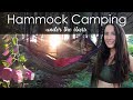 A Beautiful Summer Hammock Camp ❤ Trangia Stove | DD Travel Hammock Bivi + Night Sky Time-lapse