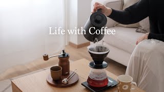Life with coffee ☕️ l Home Cafe  I Routines & Memories with Coffee