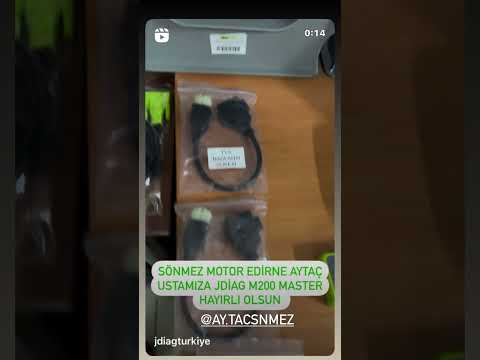 SÖNMEZ MOTOR EDİRNE AYTAÇ USTAMIZA JDİAG M200 MASTER HAYIRLI OLSUN