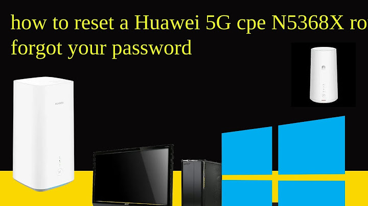 What is the password of Huawei router after reset?