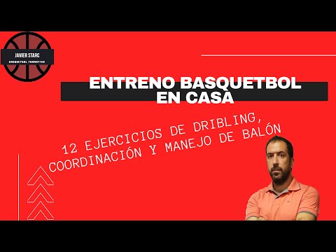 ENTRENO en CASA 🏠 EJERCICIOS de BASQUETBOL 🏀 Dribling y Coordinación