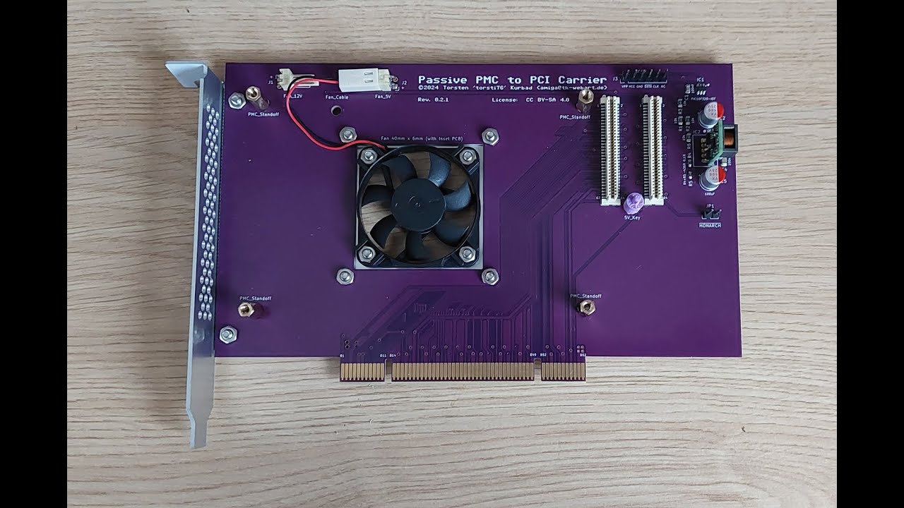 PCI PMC Carrier Card tested